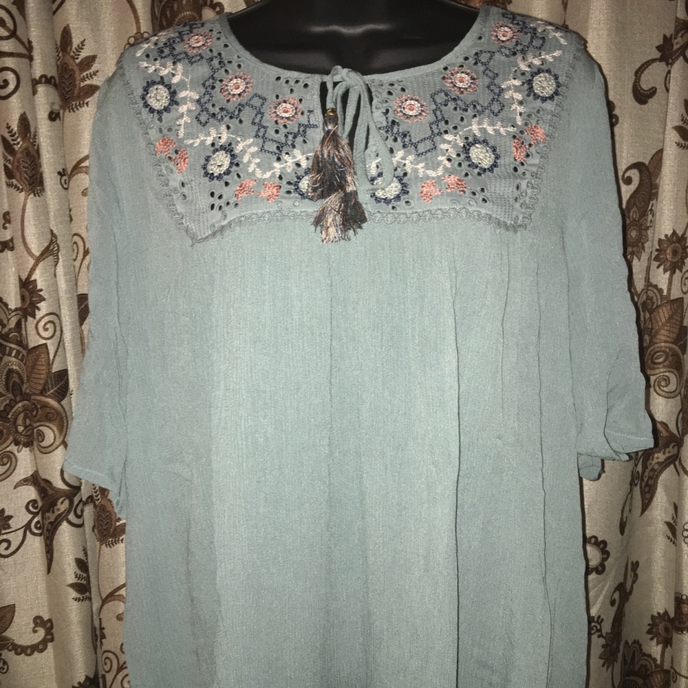 Knox Rose Peasant Blouse